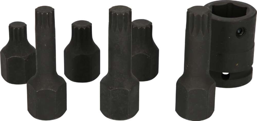 KS Tools 1/2 Zoll Spezial Kraft Bit Stecknuss Satz Vielzahn 7 Teile M14 - M18 KS Tools 1/2 Zoll Spezial Kraft Bit Stecknuss Satz Vielzahn 7 Teile M14 - M18