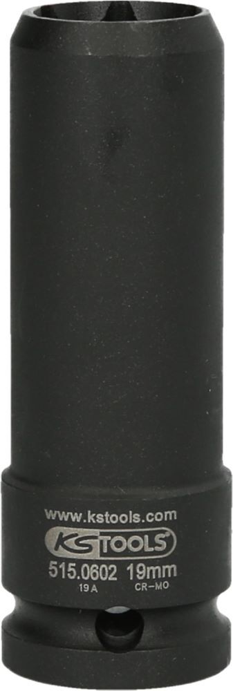 Produktbild KS Tools Spezial-Kraft-Stecknuss für geschraubte Spurplatten 19 mm 1/2 Zoll