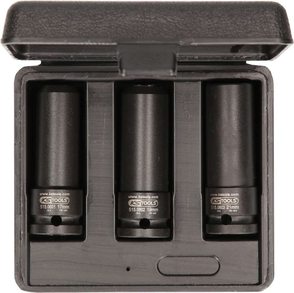 KS Tools 1/2 Zoll Spezial Kraft Stecknuss Satz für geschraubte Spurplatten 3 Teile Produktbild KS Tools 1/2 Zoll Spezial Kraft Stecknuss Satz für geschraubte Spurplatten 3 Teile