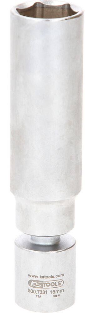 Produktbild 3/8" Spezial-Zündkerzen-Stecknuss, 16 mm bild 3