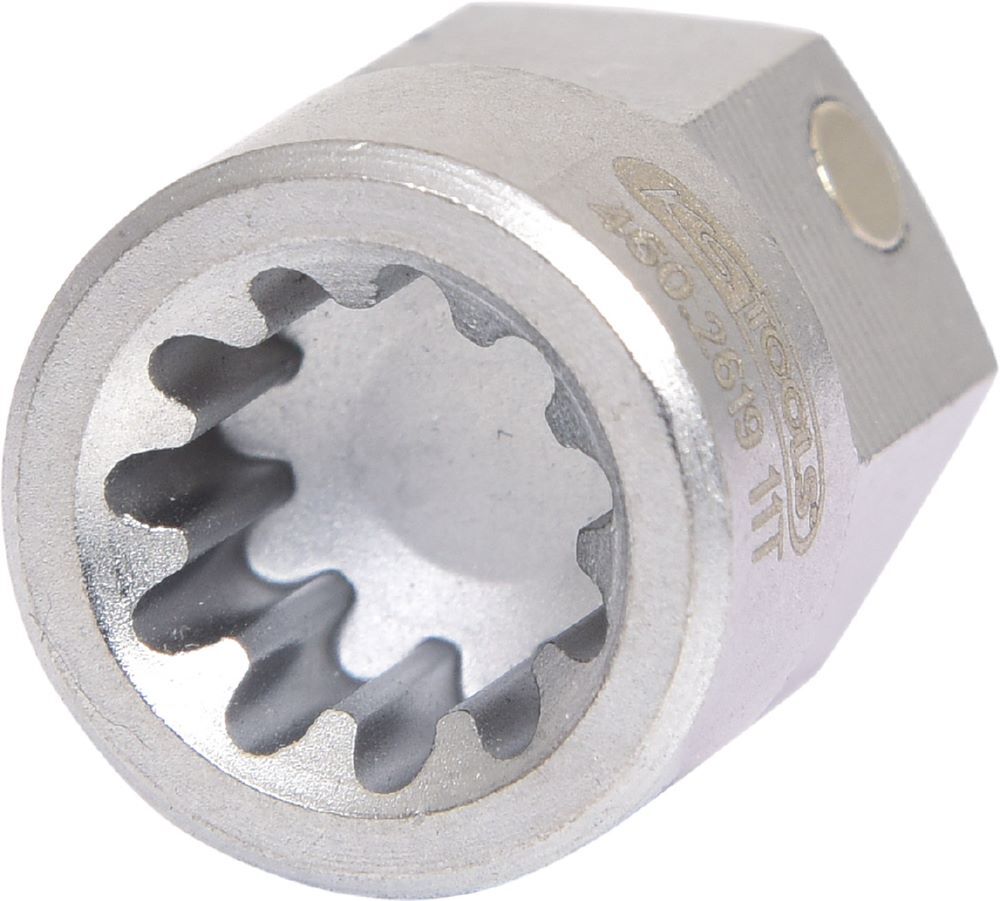 Produktbild KS Tools Spezialeinsatz Vielzahn M9 mit Magnet für SAF und Knorr Sättel