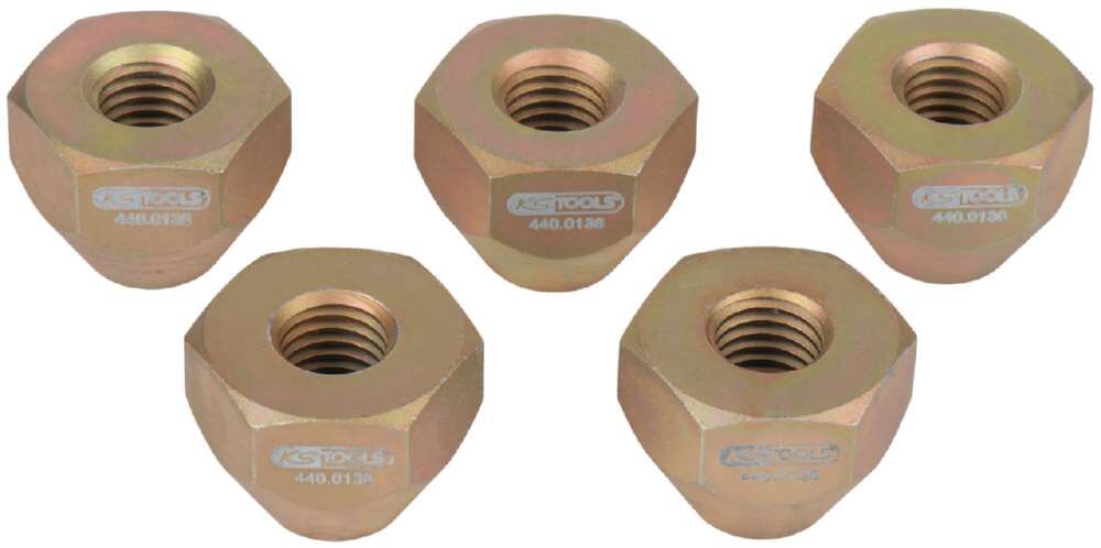 KS Tools Spezialmuttern Satz 5 Teile M14 x 2 Produktbild KS Tools Spezialmuttern Satz 5 Teile M14 x 2