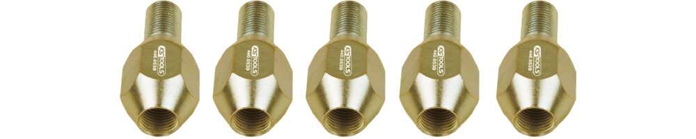 KS Tools Spezialmuttern Satz M16 x 1,5 5 Teile Produktbild KS Tools Spezialmuttern Satz M16 x 1,5 5 Teile
