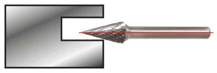 KS Tools HM Spitzkegel Frässtift Form M 3 mm Produktbild KS Tools HM Spitzkegel Frässtift Form M 3 mm bild 2