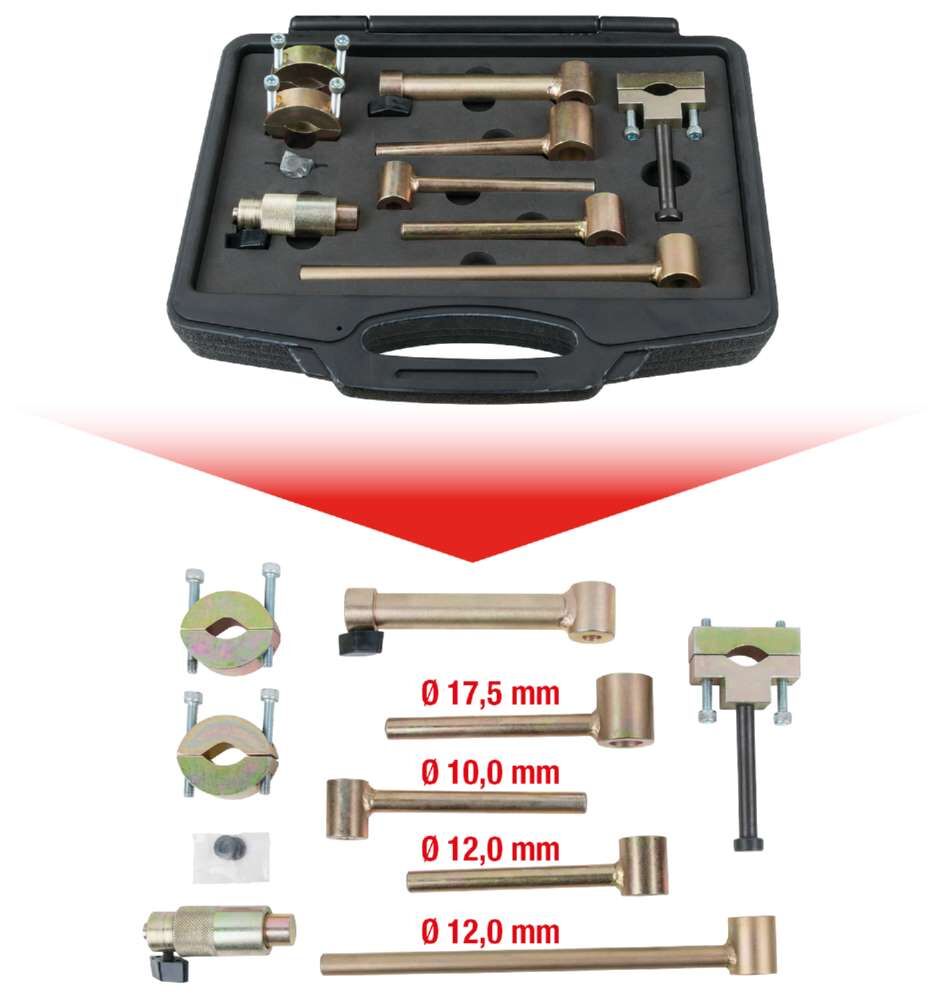 KS Tools Spurstangenlehren Satz 9 Teile Produktbild KS Tools Spurstangenlehren Satz 9 Teile