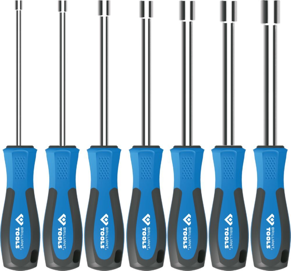 Brilliant Tools Schraubendreher Stecknuss 7 Teile M5 bis M12 Produktbild Brilliant Tools Schraubendreher Stecknuss 7 Teile M5 bis M12