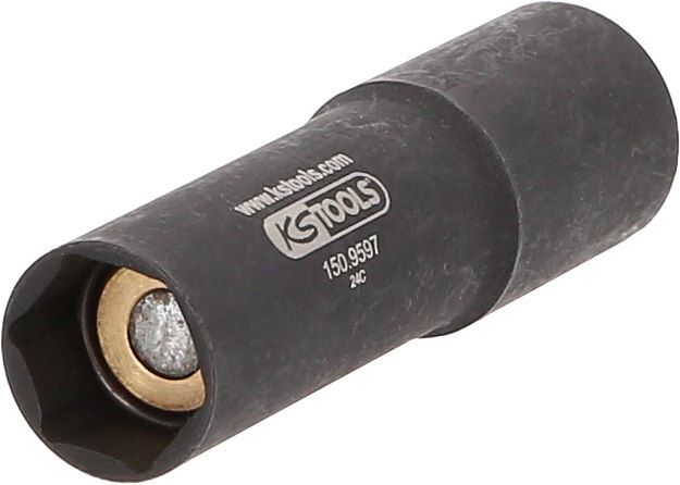 KS Tools Stecknuss zur Federbeinmontage 3/8 Zoll für Tesla magnetisch Produktbild KS Tools Stecknuss zur Federbeinmontage 3/8 Zoll für Tesla magnetisch