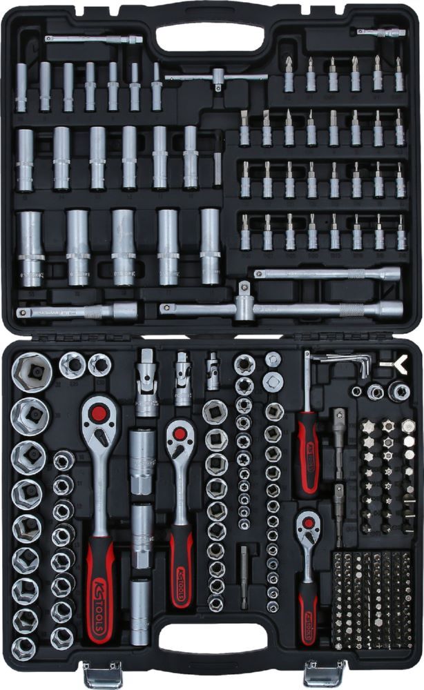 Produktbild 1/4"+3/8"+1/2" Steckschlüssel-Satz, 255-tlg bild 2