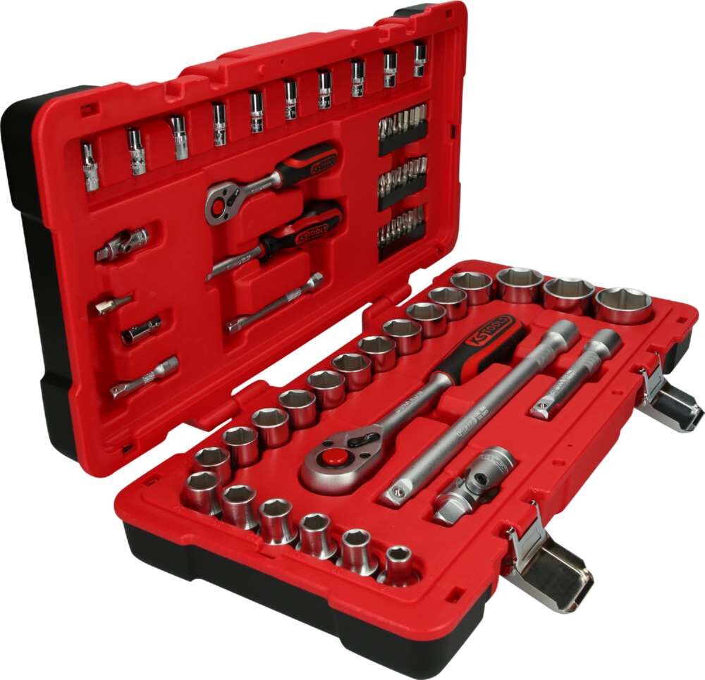 KS Tools 1/4 Zoll + 1/2 Zoll Steckschlüssel-Satz 68 Teile Produktbild KS Tools 1/4 Zoll + 1/2 Zoll Steckschlüssel-Satz 68 Teile bild 5