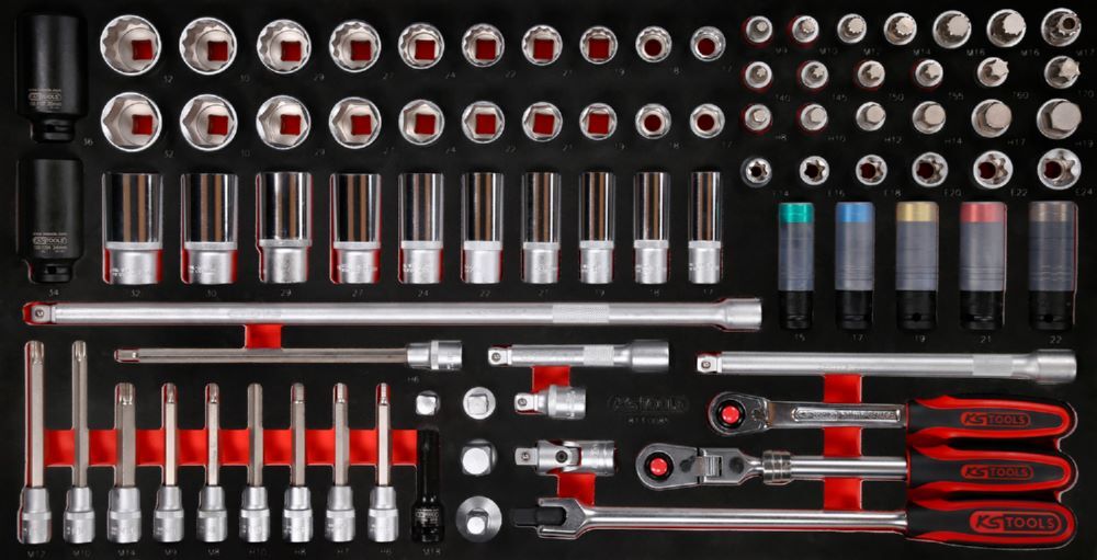 Produktbild KS Tools Steckschlüssel Satz Aufnahme 1/2 Zoll 85 teilig