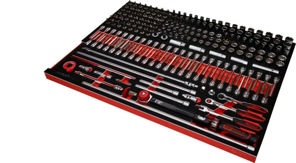 Produktbild 3/8" Steckschlüssel-Satz in Schaumstoffeinlage, 221-tlg bild 2