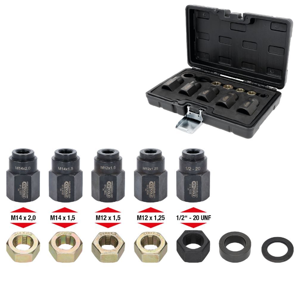 Produktbild KS Tools Stehbolzen Einbau Werkzeug Satz 12 teilig