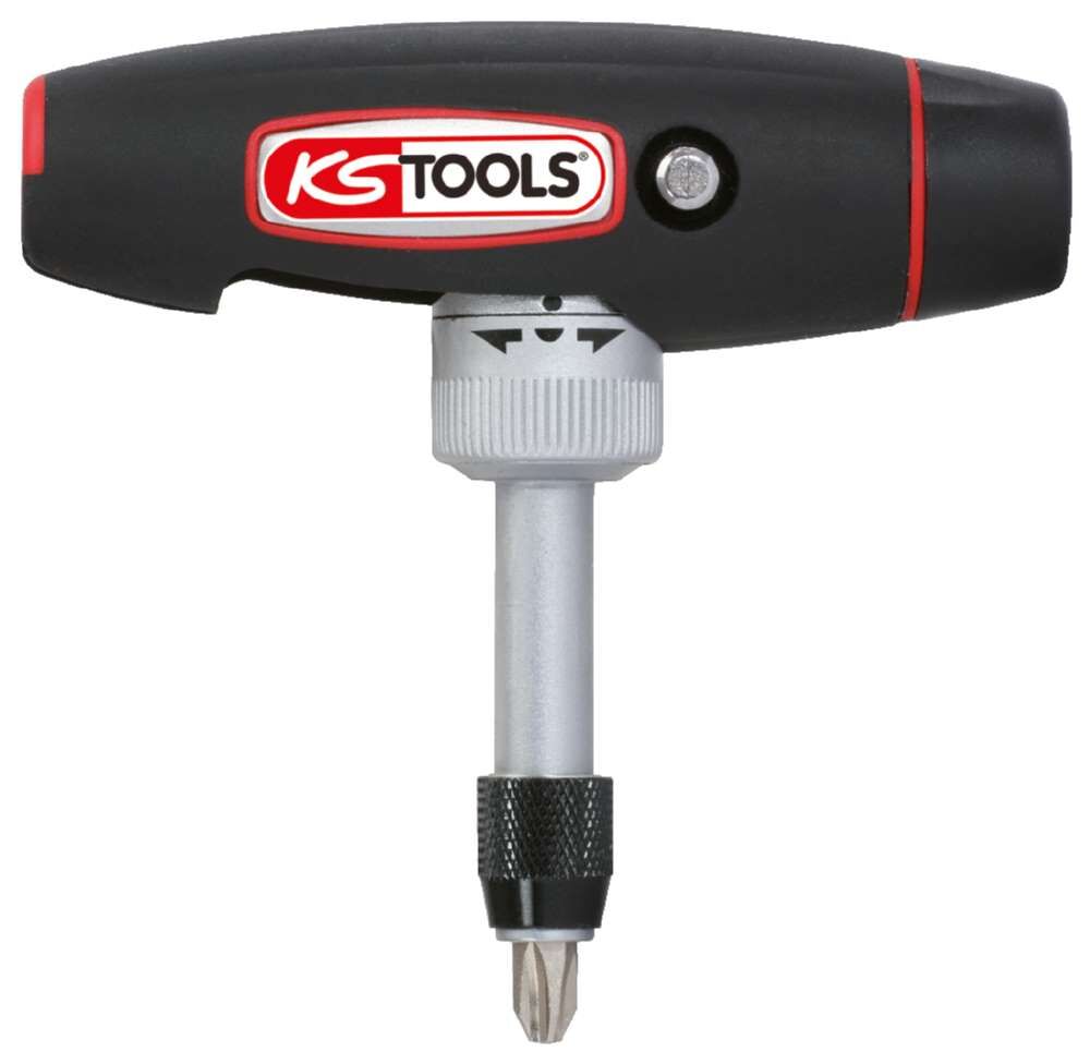 KS Tools Ratschen Bit Schraubendrehersatz T-Griff 1/4 Zoll 7 Teile KS Tools Ratschen Bit Schraubendrehersatz T-Griff 1/4 Zoll 7 Teile