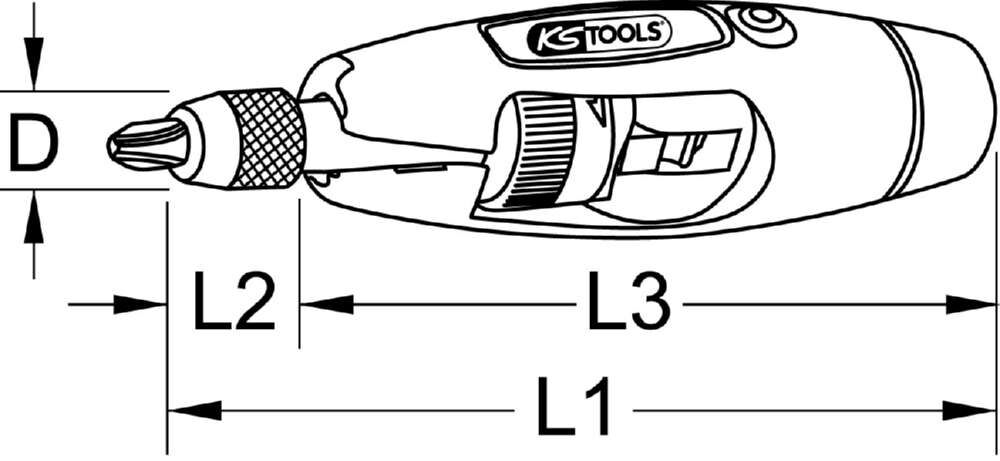 KS Tools Ratschen Bit Schraubendrehersatz T-Griff 1/4 Zoll 7 Teile KS Tools Ratschen Bit Schraubendrehersatz T-Griff 1/4 Zoll 7 Teile