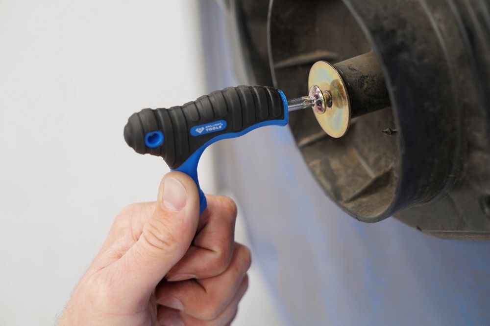 Brilliant Tools Winkelstiftschlüssel Torx mit Stirnlochbohrung T15 x 100 mm T Griff Produktbild Brilliant Tools Winkelstiftschlüssel Torx mit Stirnlochbohrung T15 x 100 mm T Griff bild 2