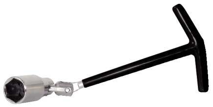 KS Tools T-Griff Zündkerzenschlüssel mit Gelenk 21 mm Gesamtlänge 235 mm Produktbild KS Tools T-Griff Zündkerzenschlüssel mit Gelenk 21 mm Gesamtlänge 235 mm