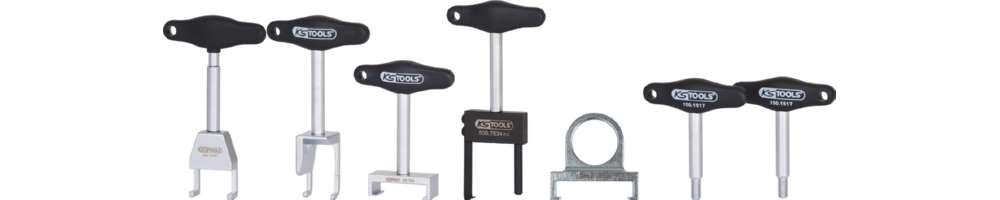 KS Tools T-Griff Zündspulen Abzieher Satz für VAG und Opel Motoren 7 Teile KS Tools T-Griff Zündspulen Abzieher Satz für VAG und Opel Motoren 7 Teile