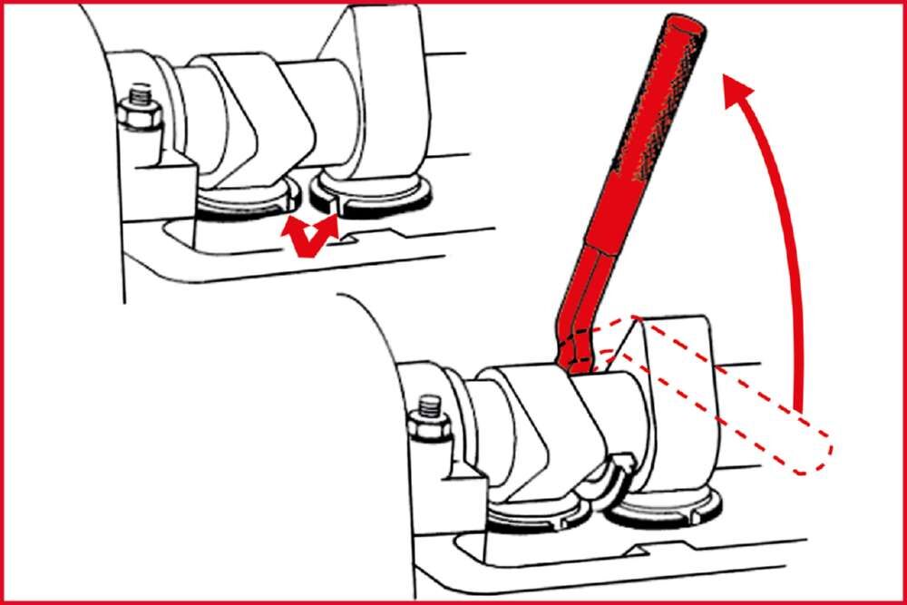 KS Tools Tassenstößel Niederdrücker Produktbild KS Tools Tassenstößel Niederdrücker bild 2
