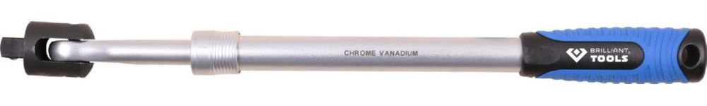 Brilliant Tools Teleskop Gelenkgriff 1/2 Zoll 450 bis 610 mm Produktbild Brilliant Tools Teleskop Gelenkgriff 1/2 Zoll 450 bis 610 mm