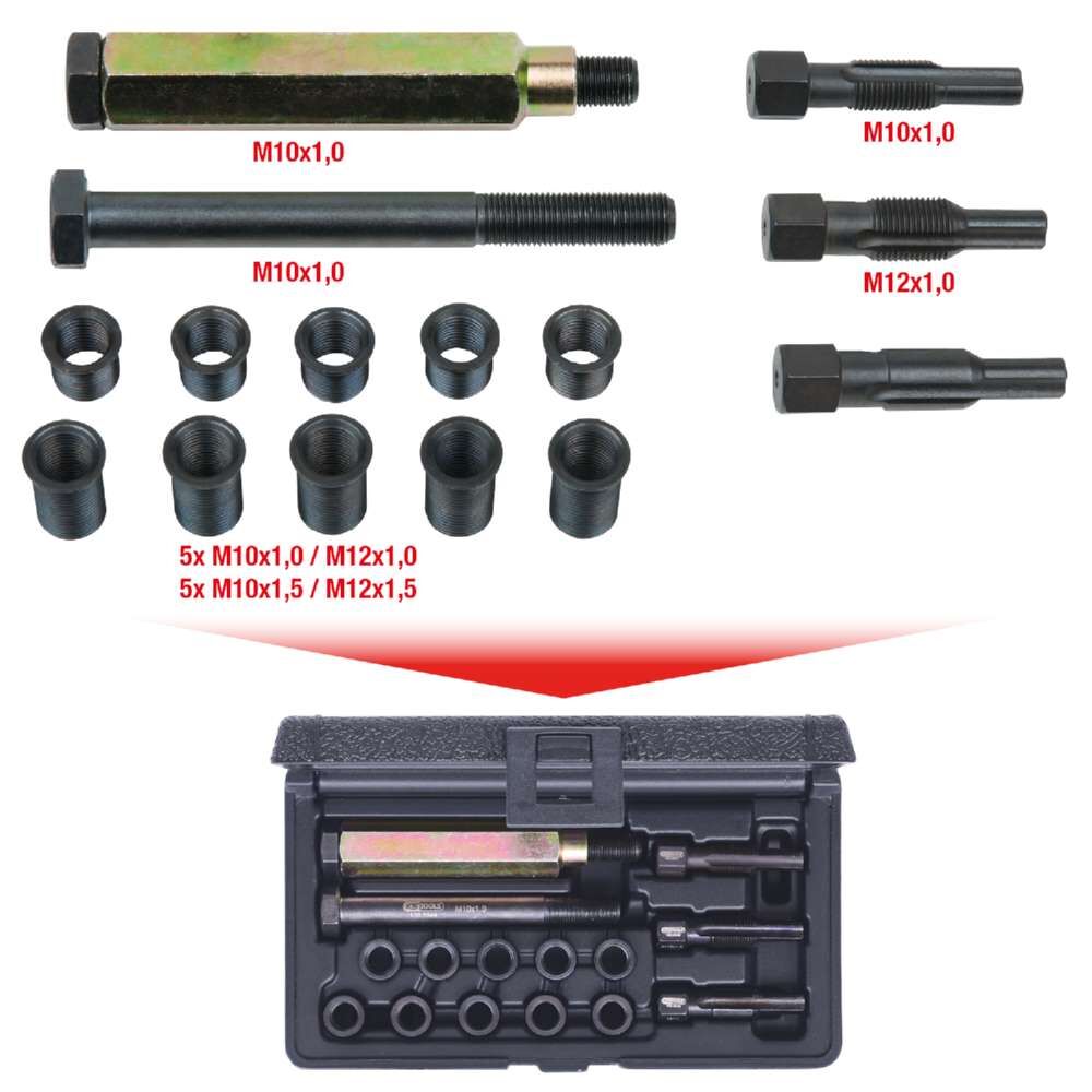 KS Tools THREADfix Reparatur Satz M10 x 1 Glühkerzen 15 Teile Produktbild KS Tools THREADfix Reparatur Satz M10 x 1 Glühkerzen 15 Teile bild 9