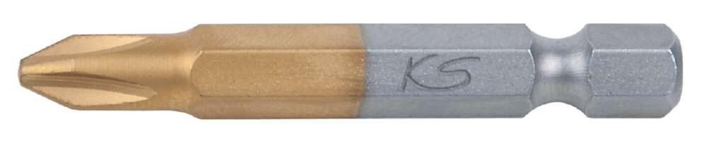 KS Tools 1/4 Zoll TiN Bit Länge 50mm PH2 im 5er Pack Produktbild KS Tools 1/4 Zoll TiN Bit Länge 50mm PH2 im 5er Pack