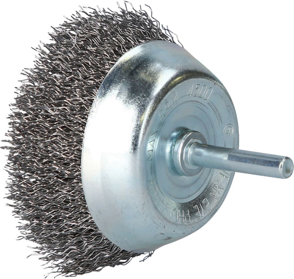 Brilliant Tools Topfbürste Durchmesser 75 mm mit 6 mm Aufnahme Produktbild Brilliant Tools Topfbürste Durchmesser 75 mm mit 6 mm Aufnahme