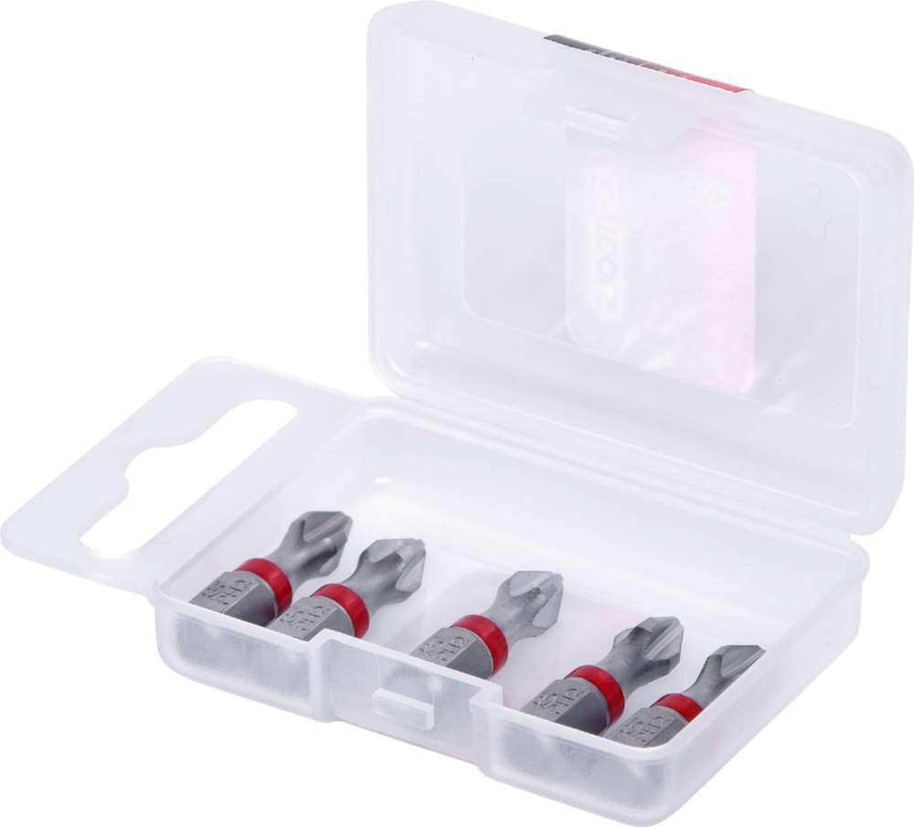 KS Tools 1/4 Zoll TORSIONpower Bit Länge 25mm PH2 im 5er Pack Produktbild KS Tools 1/4 Zoll TORSIONpower Bit Länge 25mm PH2 im 5er Pack