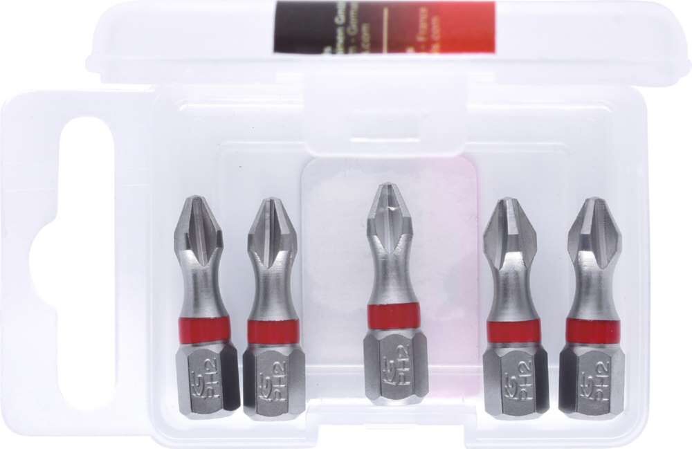 KS Tools 1/4 Zoll TORSIONpower Bit Länge 25mm PH2 im 5er Pack Produktbild KS Tools 1/4 Zoll TORSIONpower Bit Länge 25mm PH2 im 5er Pack bild 6