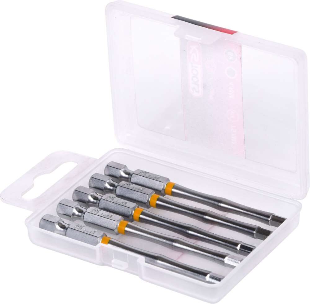 KS Tools 1/4 Zoll TORSIONpower Bit Innensechskant Länge 75mm Profilgröße 4mm 5er Pack Produktbild KS Tools 1/4 Zoll TORSIONpower Bit Innensechskant Länge 75mm Profilgröße 4mm 5er Pack