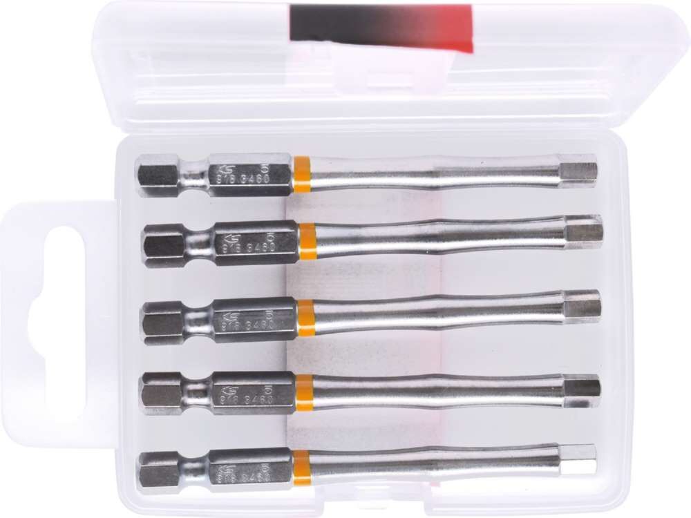 KS Tools 1/4 Zoll TORSIONpower Bit Innensechskant Länge 75mm Profil 5mm 5er Pack Produktbild KS Tools 1/4 Zoll TORSIONpower Bit Innensechskant Länge 75mm Profil 5mm 5er Pack bild 5