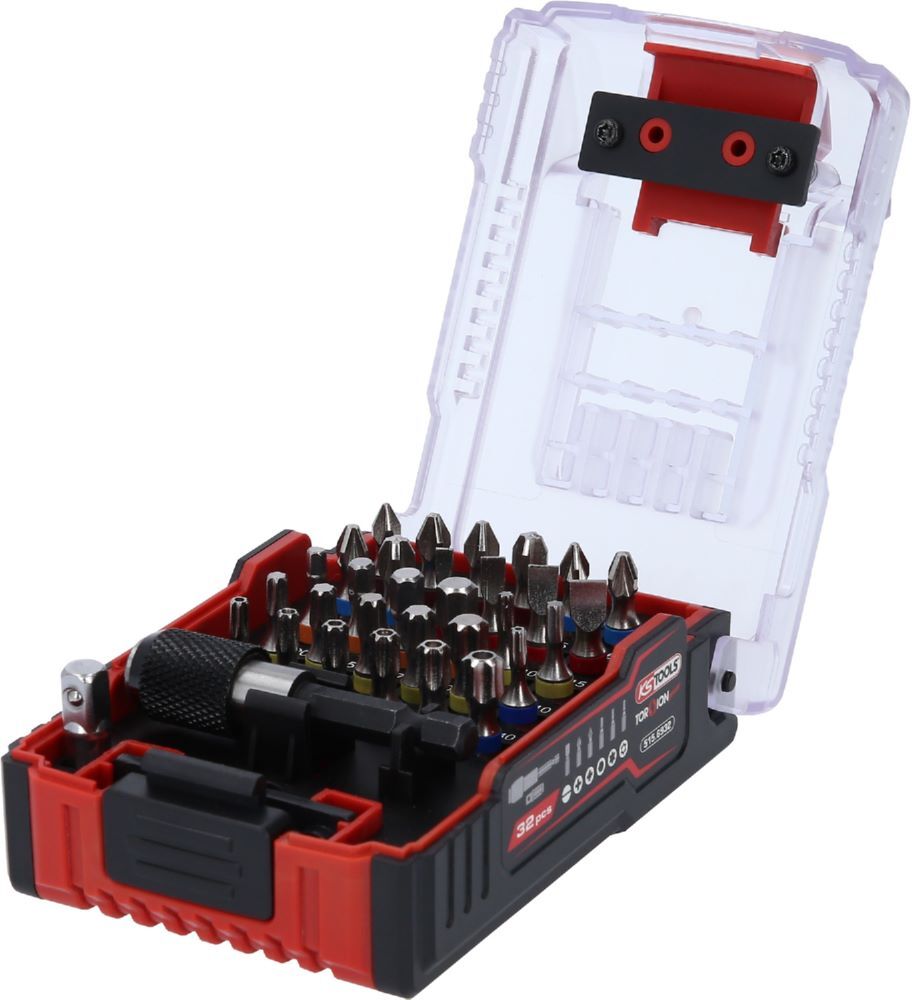 Produktbild KS Tools TORSIONpower Bit Satz 1/4 Zoll im eMONSTER Akku-Design 32 teilig