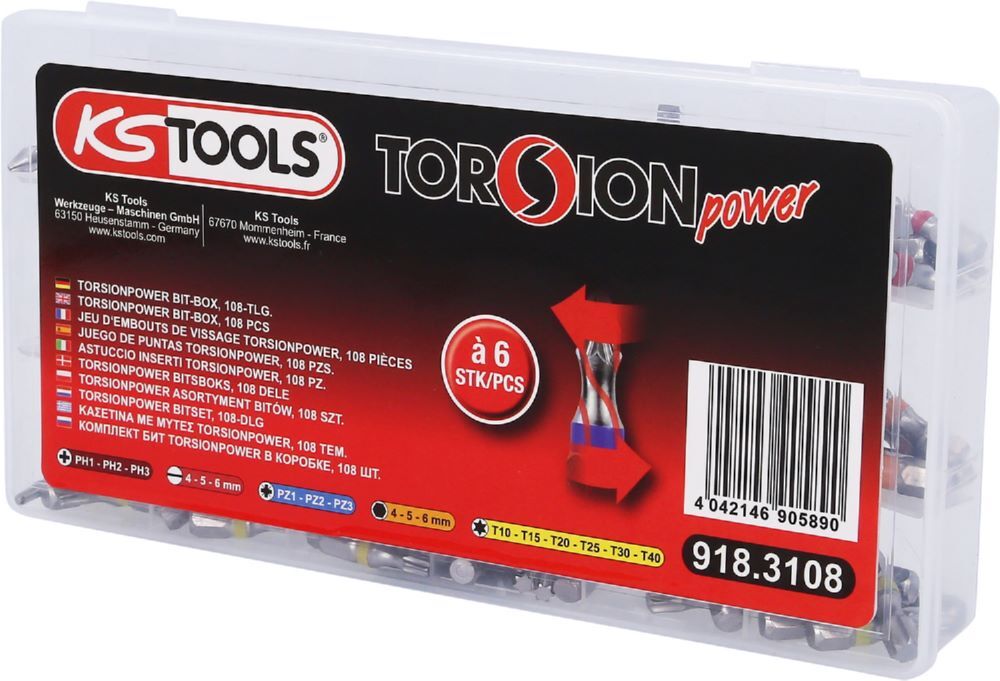 Produktbild TORSIONpower Bit-Sortiment, 108-tlg bild 5