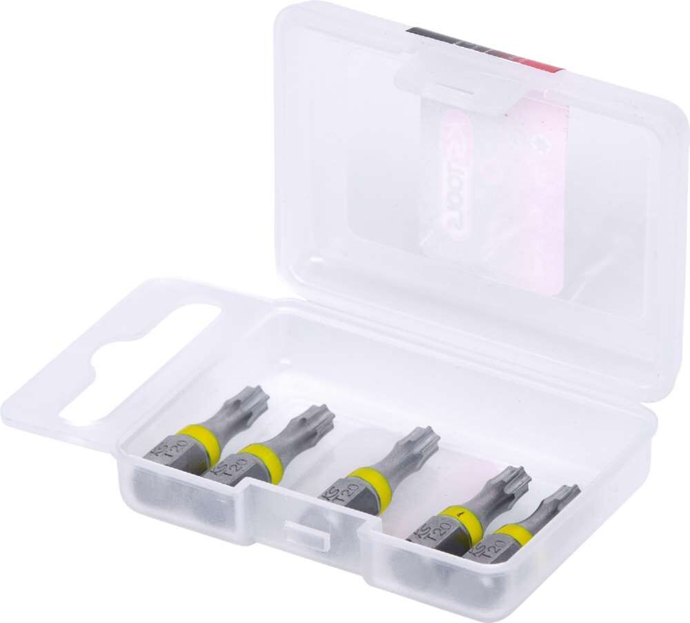 KS Tools 1/4 Zoll TORSIONpower Bit Torx Länge 25mm T20 im 5er Pack Produktbild KS Tools 1/4 Zoll TORSIONpower Bit Torx Länge 25mm T20 im 5er Pack