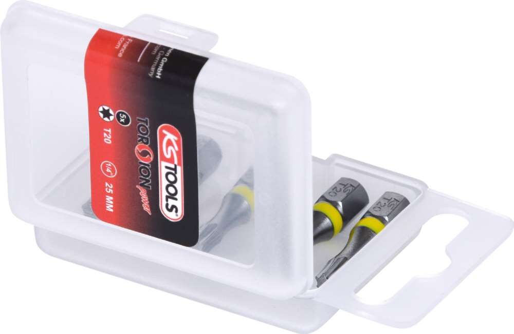 KS Tools 1/4 Zoll TORSIONpower Bit Torx Länge 25mm T20 im 5er Pack Produktbild KS Tools 1/4 Zoll TORSIONpower Bit Torx Länge 25mm T20 im 5er Pack bild 5