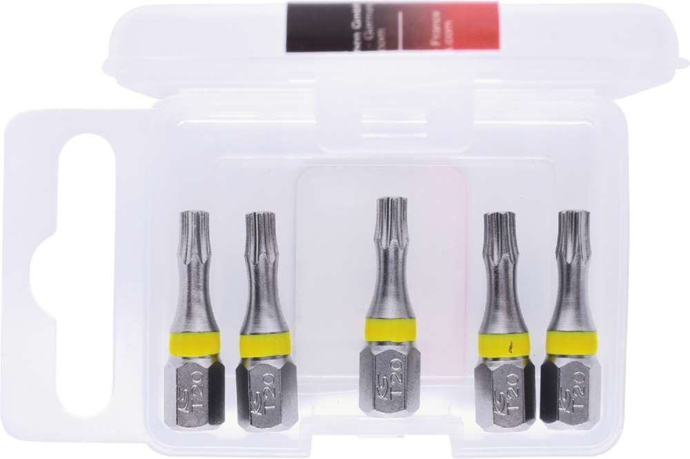 KS Tools 1/4 Zoll TORSIONpower Bit Torx Länge 25mm T20 im 5er Pack Produktbild KS Tools 1/4 Zoll TORSIONpower Bit Torx Länge 25mm T20 im 5er Pack bild 6