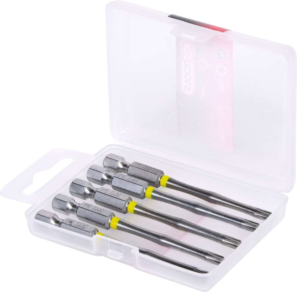 KS Tools 1/4 Zoll TORSIONpower Bit Torx Länge 75mm T20 5er Pack Produktbild KS Tools 1/4 Zoll TORSIONpower Bit Torx Länge 75mm T20 5er Pack