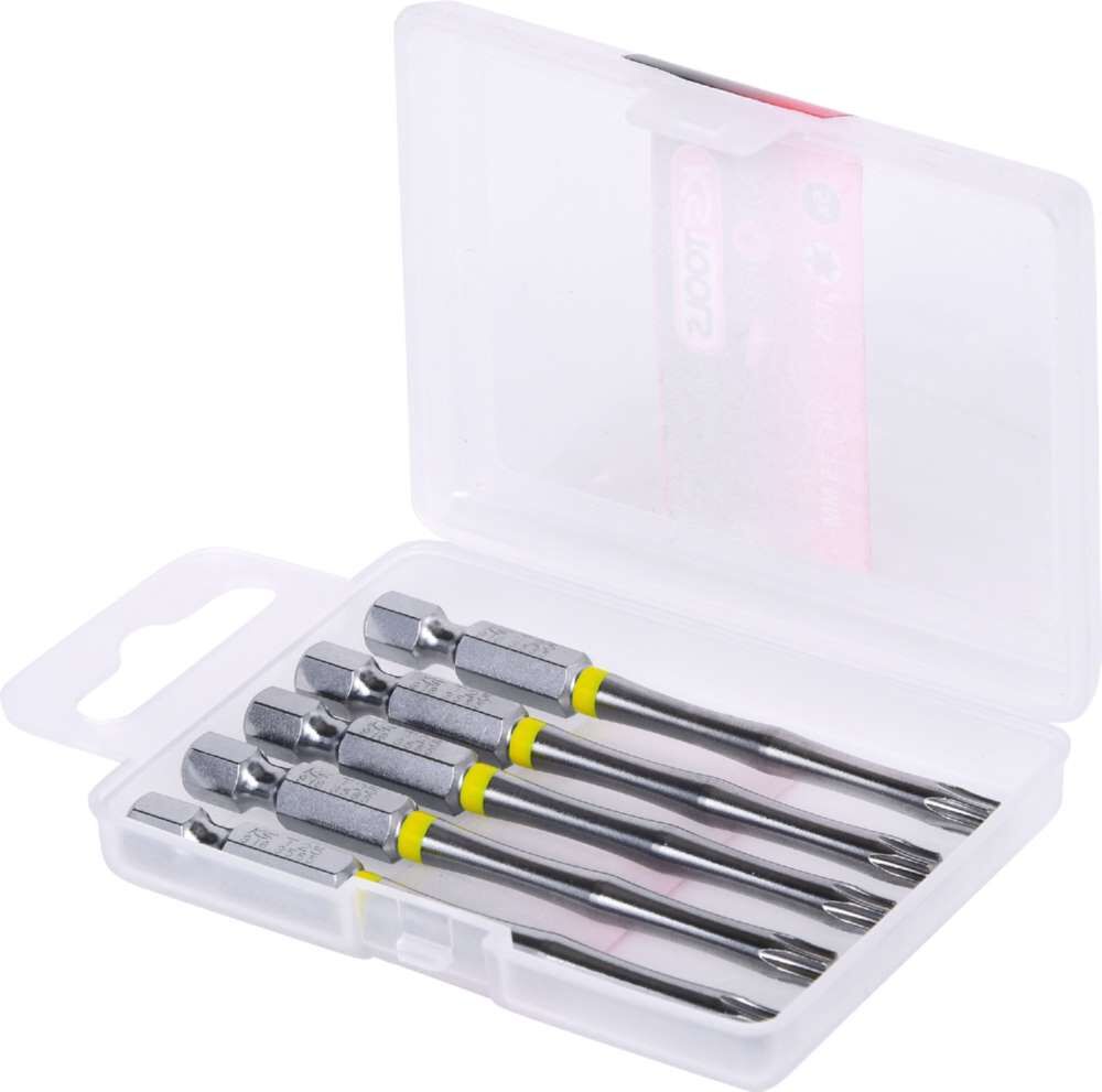 KS Tools 1/4 Zoll TORSIONpower Bit Torx Länge 75mm T25 5er Pack Produktbild KS Tools 1/4 Zoll TORSIONpower Bit Torx Länge 75mm T25 5er Pack