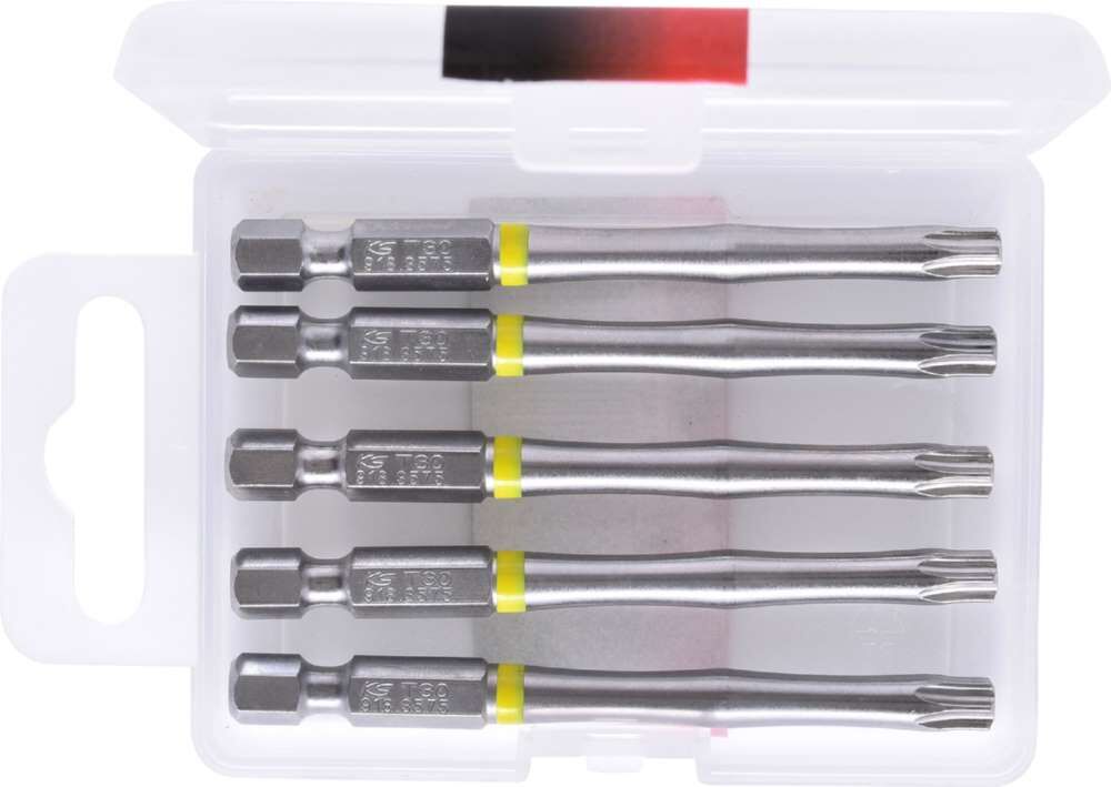 KS Tools 1/4 Zoll TORSIONpower Bit Torx Länge 75mm T30 5er Pack Produktbild KS Tools 1/4 Zoll TORSIONpower Bit Torx Länge 75mm T30 5er Pack bild 5