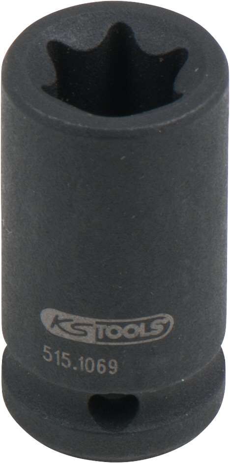 KS Tools 1/4 Zoll Torx-E-Kraft-Stecknuss kurz E10 Produktbild KS Tools 1/4 Zoll Torx-E-Kraft-Stecknuss kurz E10