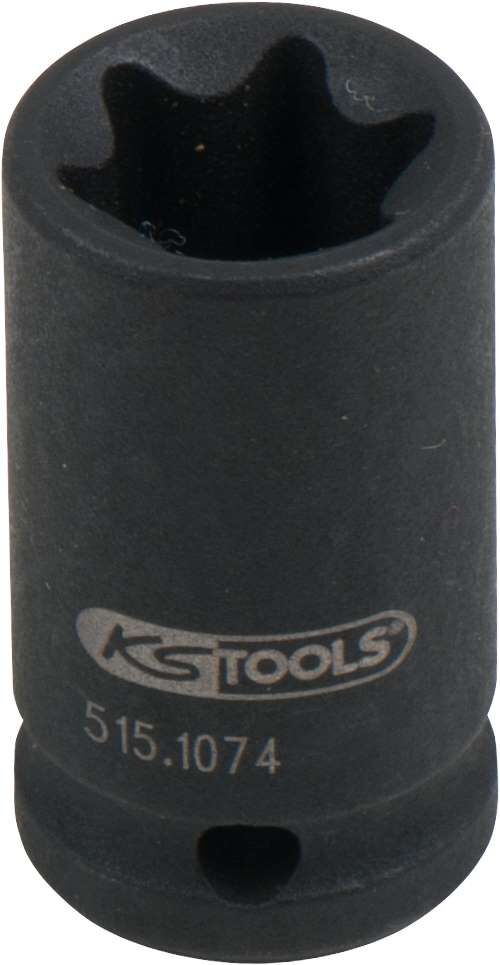 KS Tools 1/4 Zoll Torx-E-Kraft-Stecknuss kurz E12 Produktbild KS Tools 1/4 Zoll Torx-E-Kraft-Stecknuss kurz E12