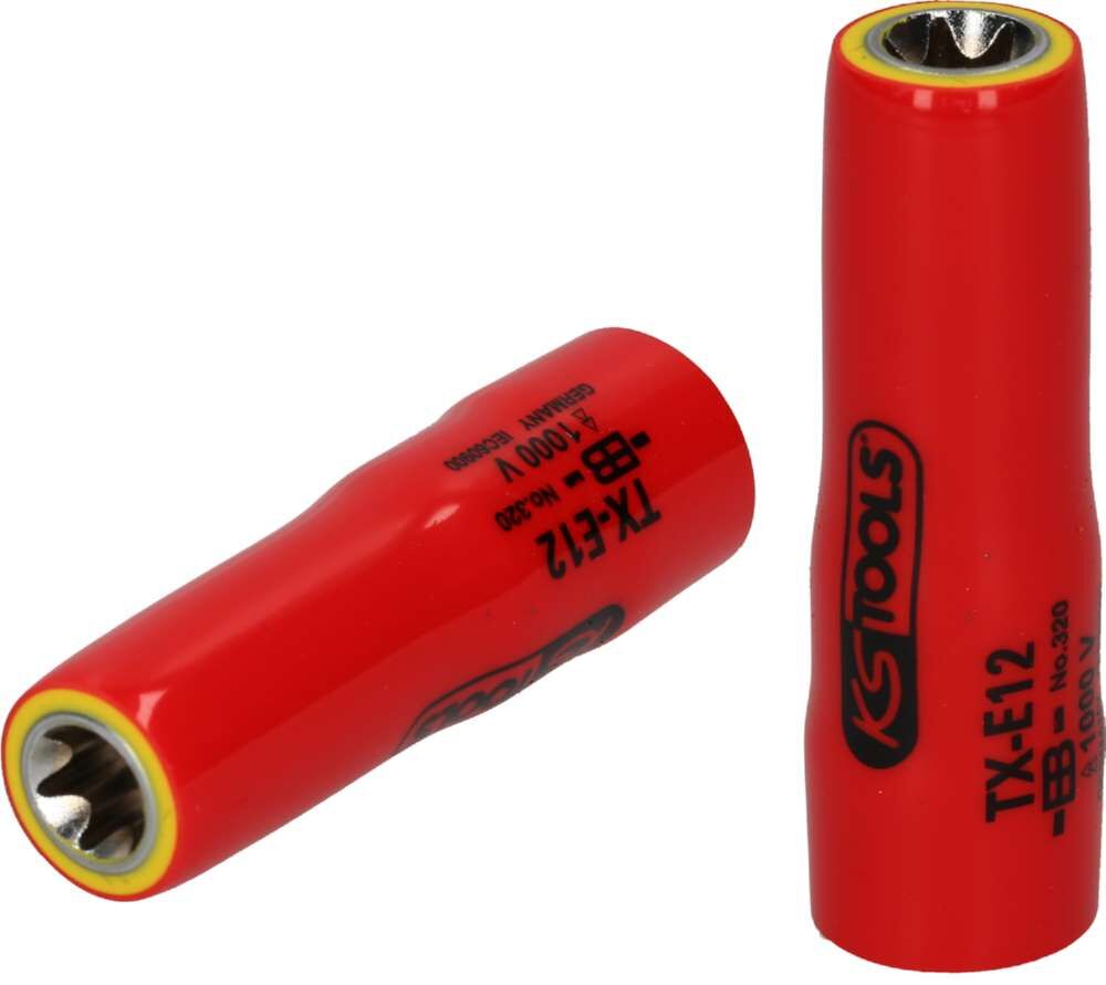 KS Tools 3/8 Zoll Torx-E-Stecknuss mit Schutzisolierung E4 lang Produktbild KS Tools 3/8 Zoll Torx-E-Stecknuss mit Schutzisolierung E4 lang