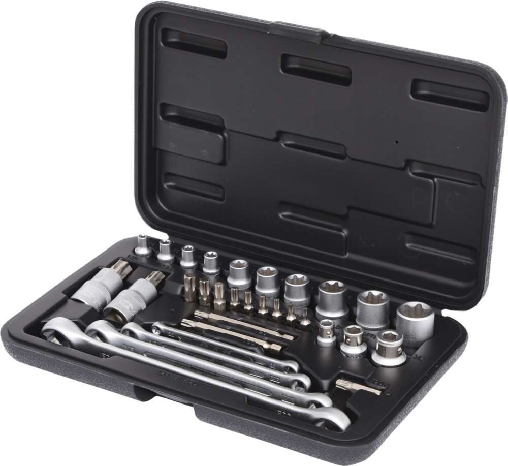 KS Tools 1/4 Zoll + 3/8 Zoll + 1/2 Zoll Torx-Steckschlüssel-Satz 31 Teile Produktbild KS Tools 1/4 Zoll + 3/8 Zoll + 1/2 Zoll Torx-Steckschlüssel-Satz 31 Teile