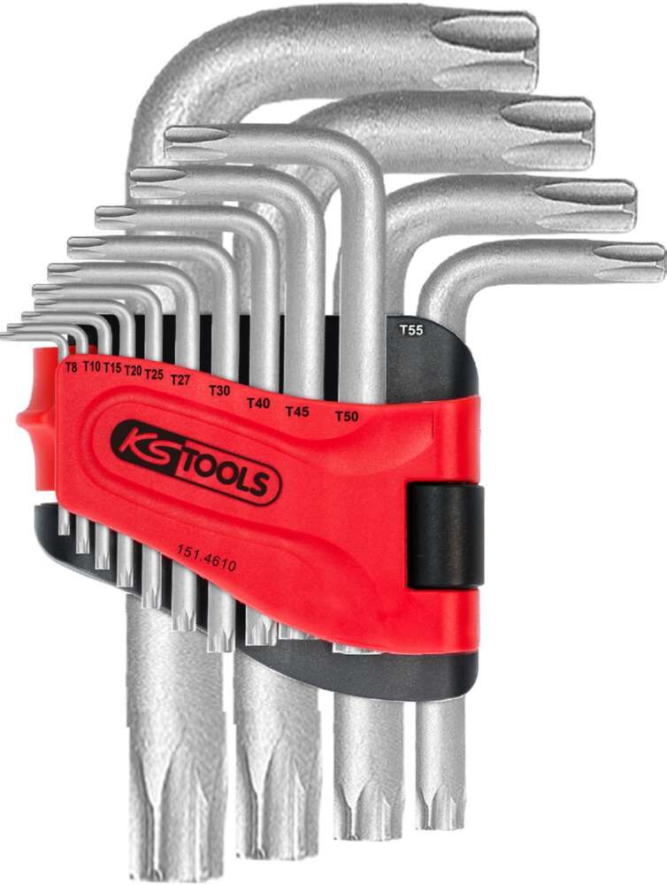 KS Tools Winkelstiftschlüsselsatz Torx kurz 14 Teile Produktbild KS Tools Winkelstiftschlüsselsatz Torx kurz 14 Teile