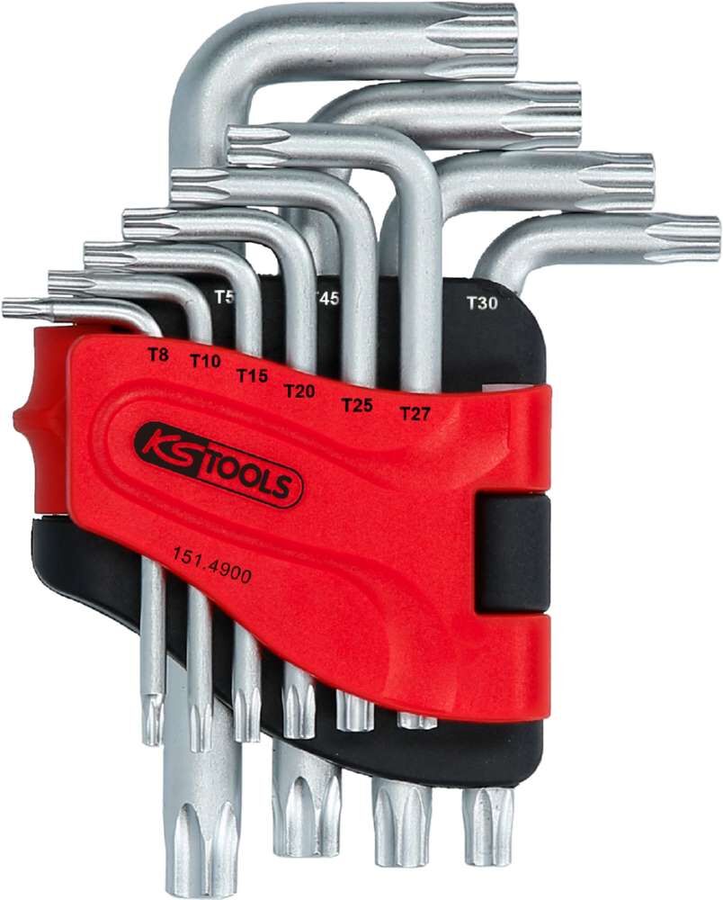 KS Tools Winkelstiftschlüsselsatz Torx kurz 10 Teile Produktbild KS Tools Winkelstiftschlüsselsatz Torx kurz 10 Teile