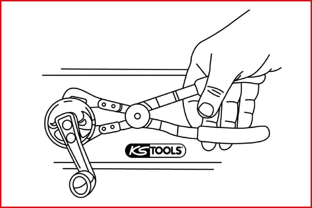 KS Tools Türfedern Zange 8 bis 45mm Produktbild KS Tools Türfedern Zange 8 bis 45mm bild 2