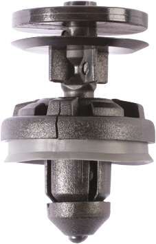 KS Tools Türzierleiste Verbindungsclip für Ford 10er Pack Länge 25,0 mm