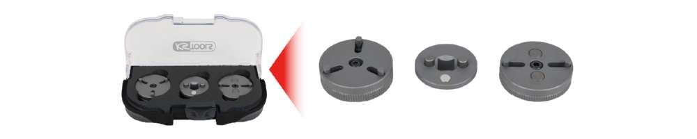 KS Tools Universal Bremskolben Rückstell Werkzeug Adapter Satz 3 Teile Produktbild KS Tools Universal Bremskolben Rückstell Werkzeug Adapter Satz 3 Teile bild 4