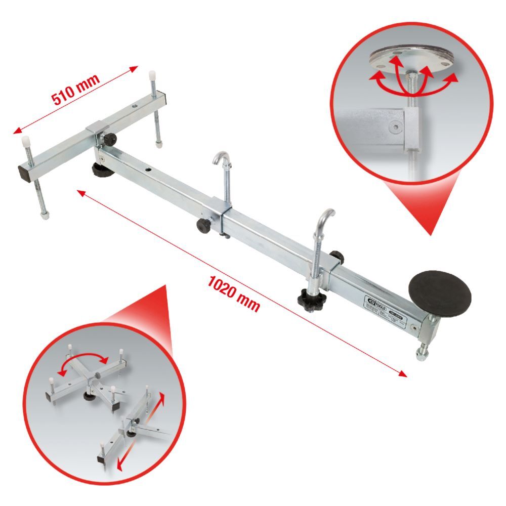 KS Tools Universal Motor Stütztraverse 300 x 1020 mm Produktbild KS Tools Universal Motor Stütztraverse 300 x 1020 mm bild 13