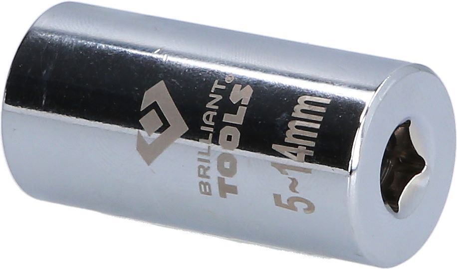 Brilliant Tools Universalstecknuss 1/4 Zoll 5 bis 14 mm Brilliant Tools Universalstecknuss 1/4 Zoll 5 bis 14 mm