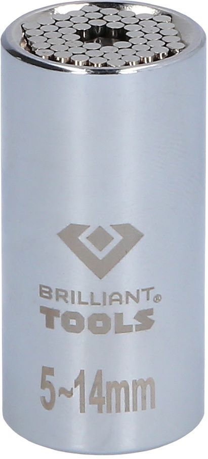 Brilliant Tools Universalstecknuss 1/4 Zoll 5 bis 14 mm Brilliant Tools Universalstecknuss 1/4 Zoll 5 bis 14 mm